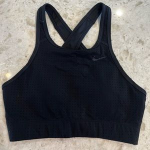 Nike cross back high neck sports bra